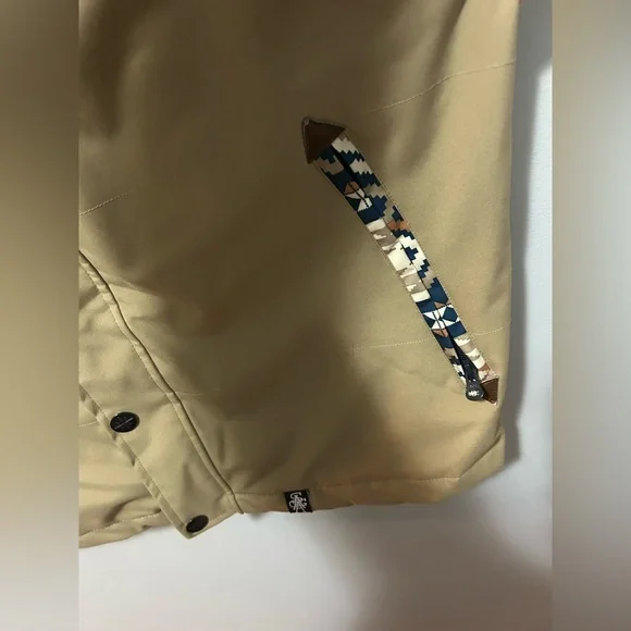 SAga Tan Abstract Patterned Vest - Picture 5 of 11